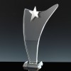Fusion Crystal Award 11 inch Southern Star, Single, Velvet Casket