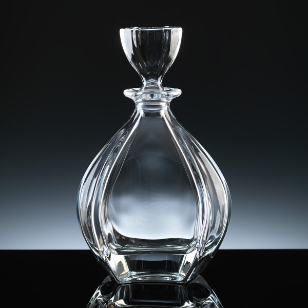 Modern Laguna 750ml Spirit Decanter, Single, Satin Boxed